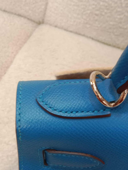 Hermes Kelly 28 Mykonos Sellier Epsom Stamp O Square 2011