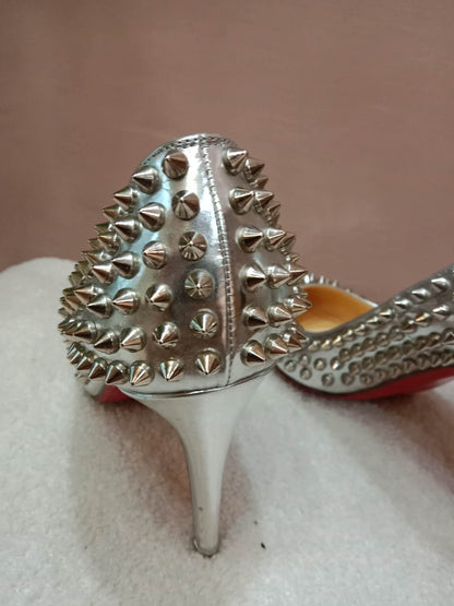 Christian Louboutin Condora Spikes Pumps Size 37