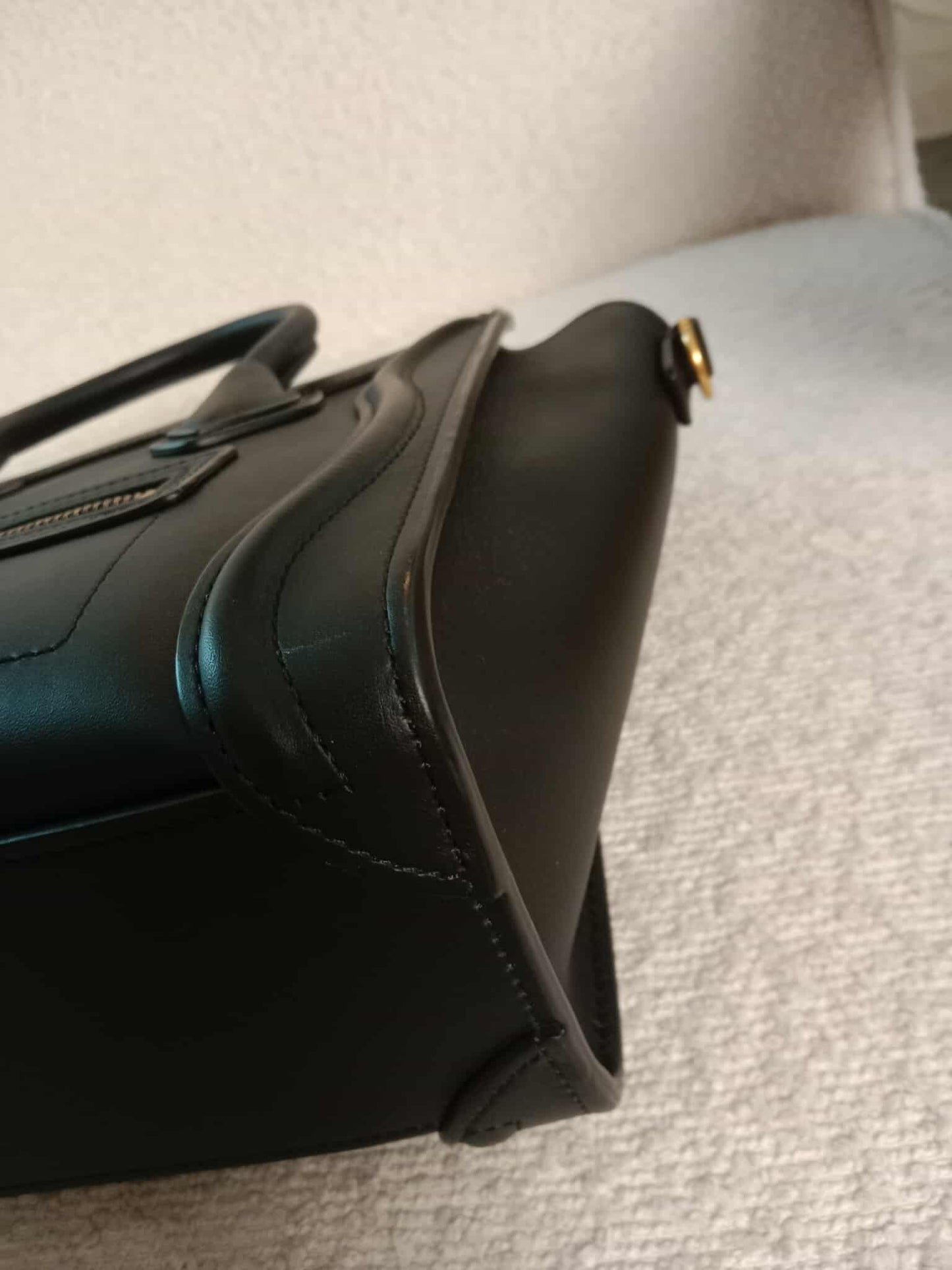 Celine Nano Luggage Bag Black