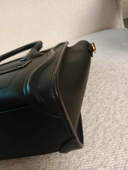 Celine Nano Luggage Bag Black