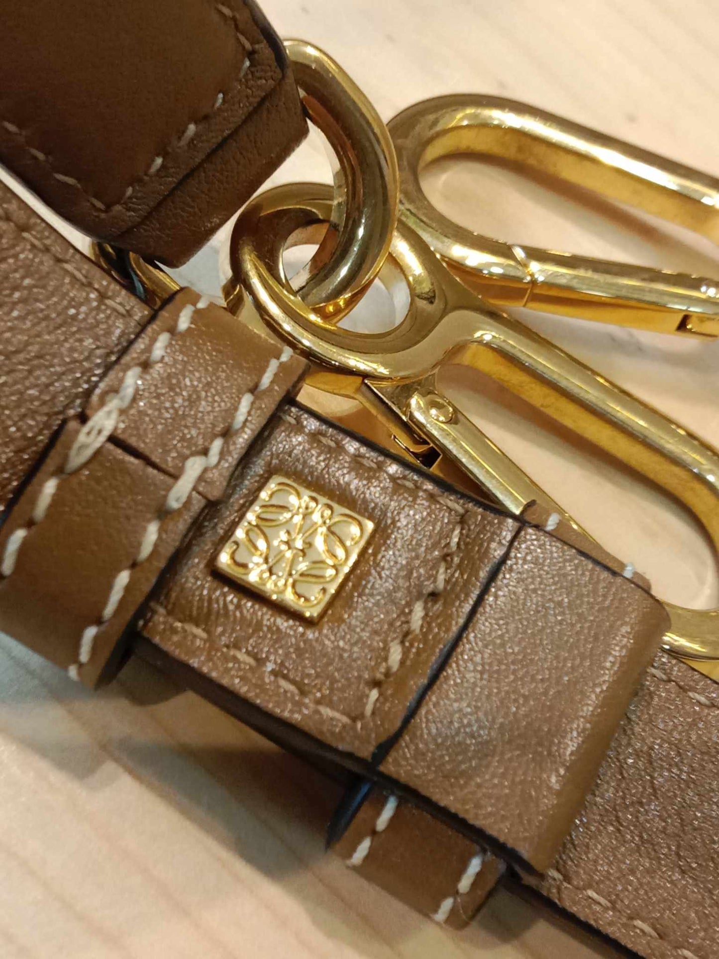Loewe Puzzle Bag Bicolor Brown/Taupe Small