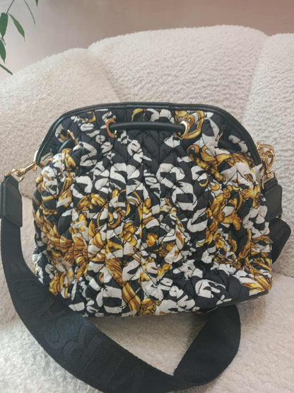 Versace Jeans Couture Crunchy Bucket Bag Baroque Print