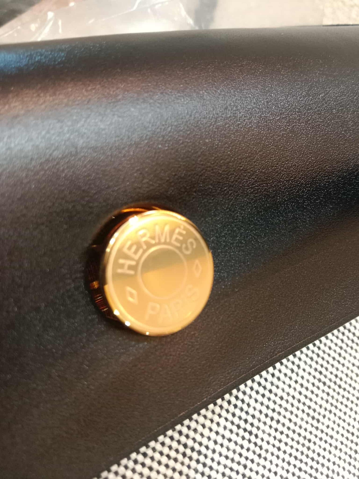 Hermes Mini Herbag Noir Stamp K 2025