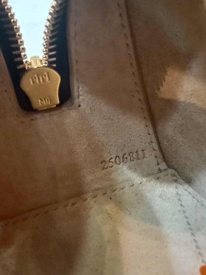 Alaia Le Teckel Suede Bag Burgundy