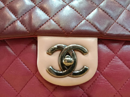 Chanel Tricolor Classic Single Flap Series 20