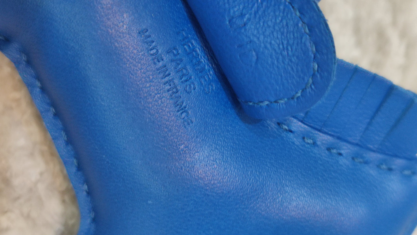 Hermes Rodeo Blue PM Stamp U 2022
