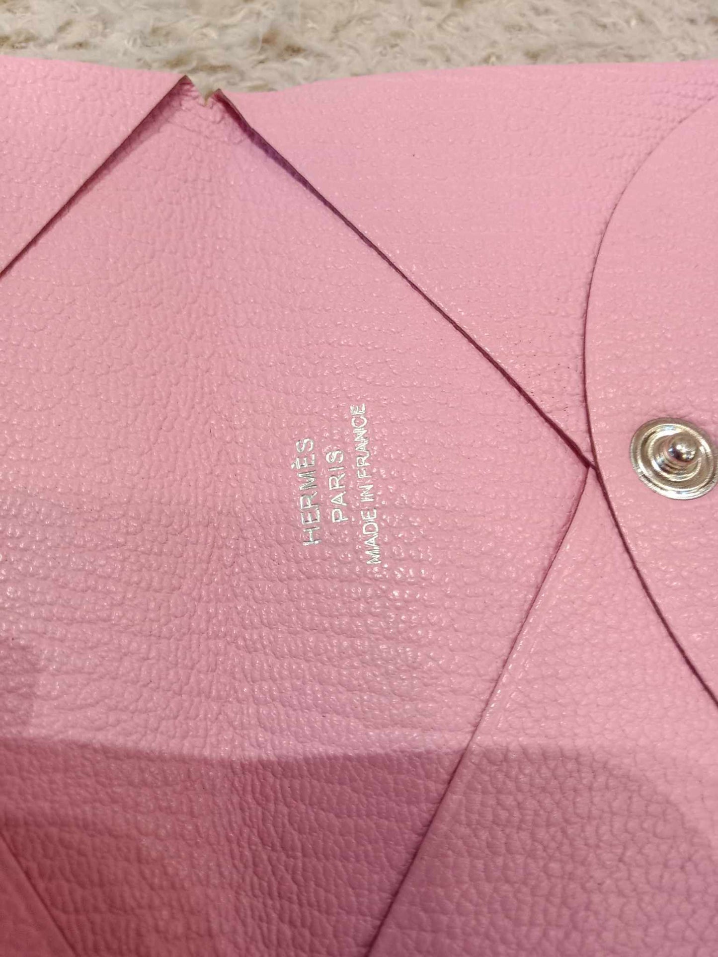 Hermes Light Pink Calvi