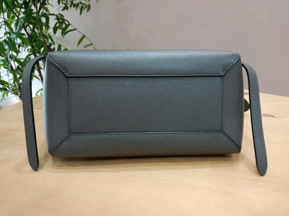 Celine Mini Belt Bag Grey in Grained Calfskin GHW