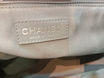 Chanel Cerf Executive Tote in Neutral Taupe Color CC Turnlock Closure Series 17