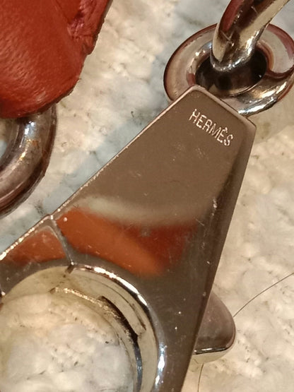 Hermes Bolide 31 Orange Clemence Stamp H Square 2004