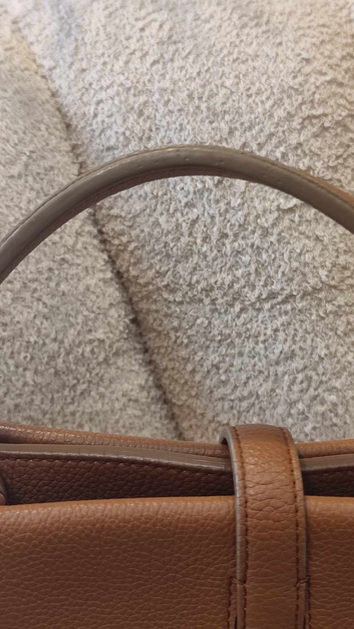 Loro Piana Odessa Cluisee Top Handle Brown Bag