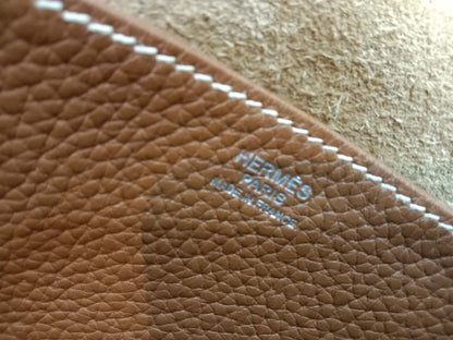 Hermes Halzan 31 Clemence Gold Stamp R 2014