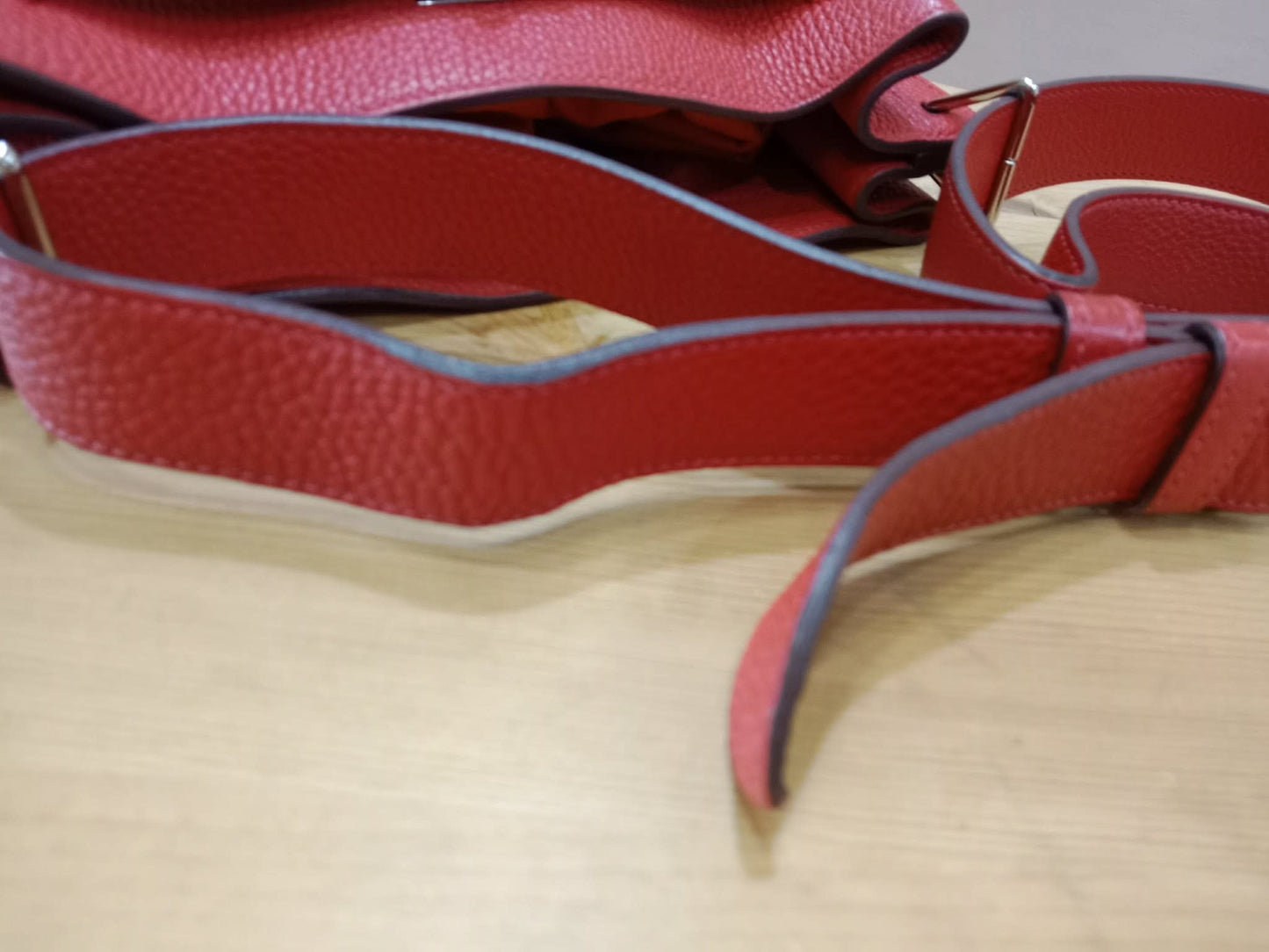 Hermes So Kelly 22 Togo Red Stamp R Square 2014