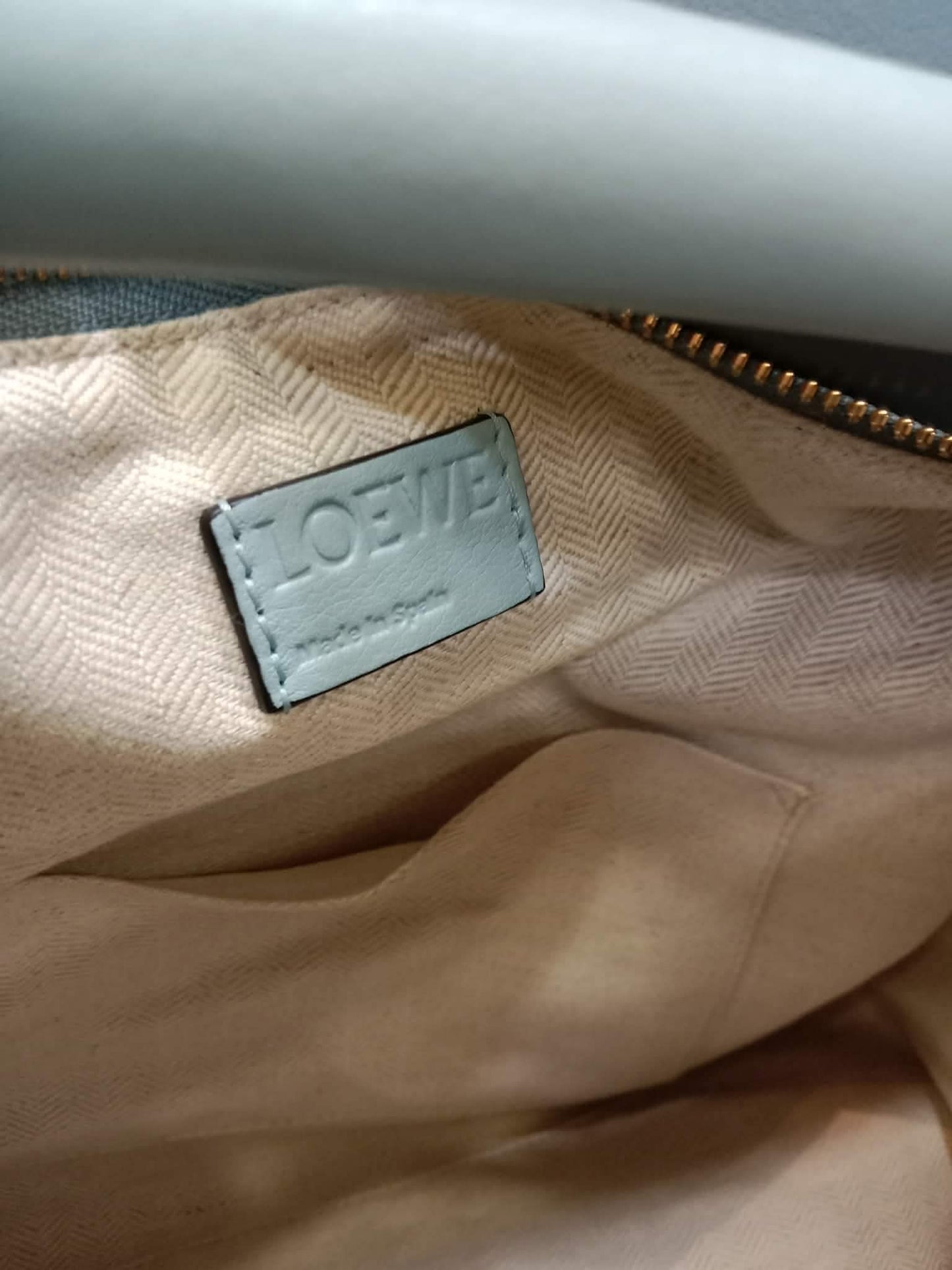 Loewe Puzzle Bag Tricolor Blue Medium