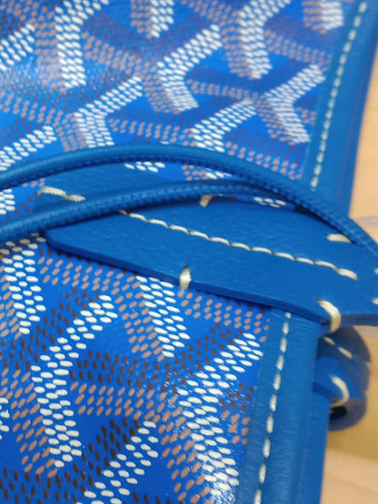 Goyard Saint Louis Tote Blue GM
