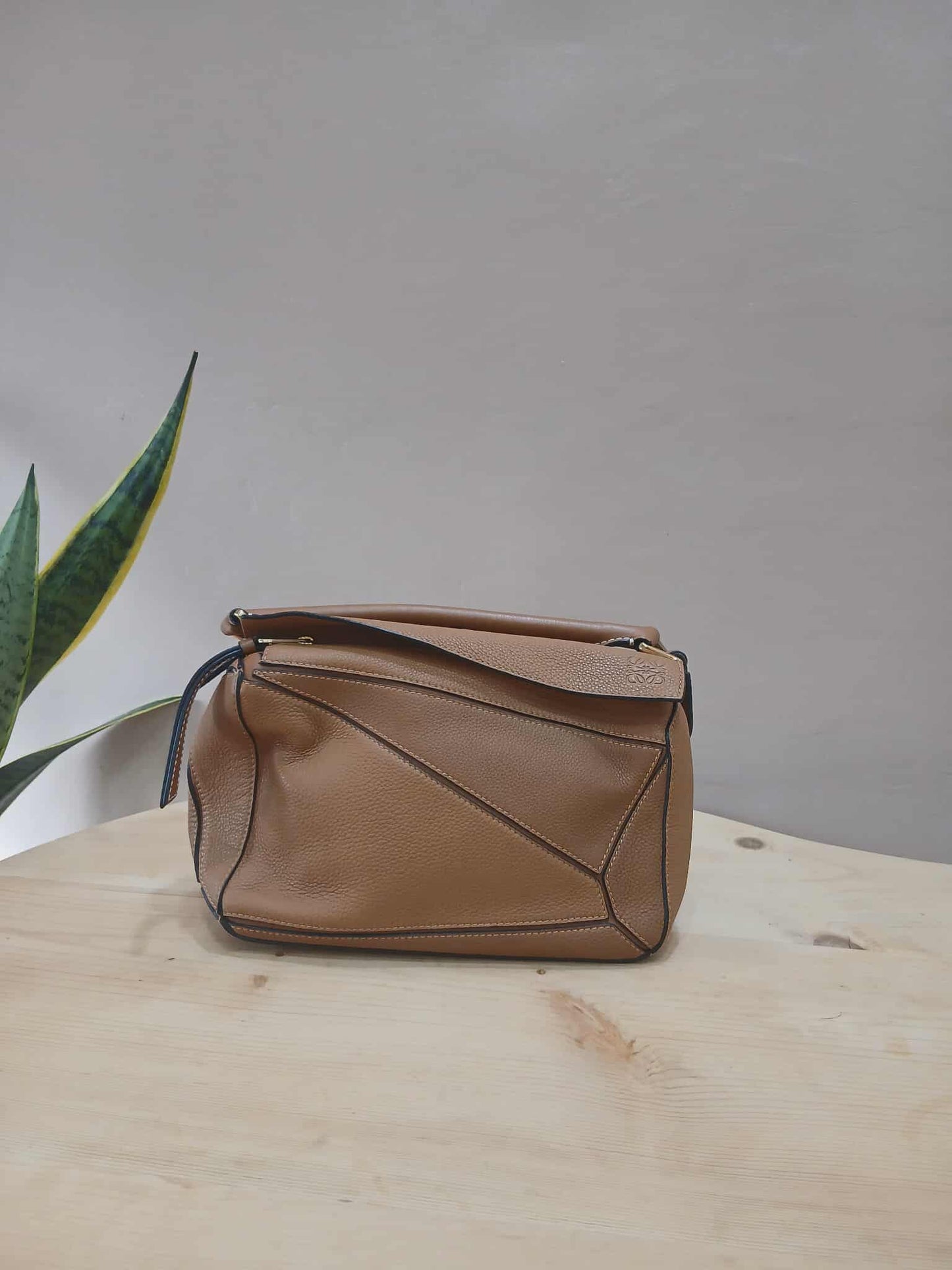 Loewe Puzzle Bag Brown Small