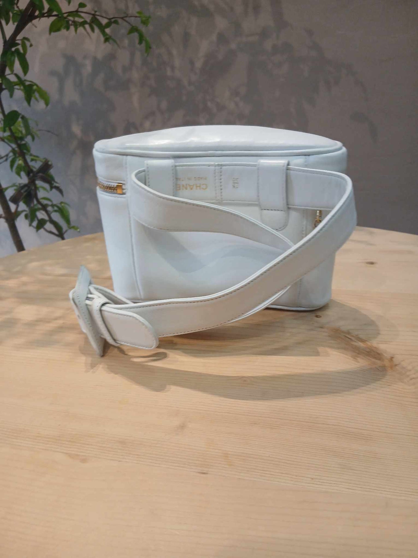 Chanel Belt Bag White Lambskin Series 2
