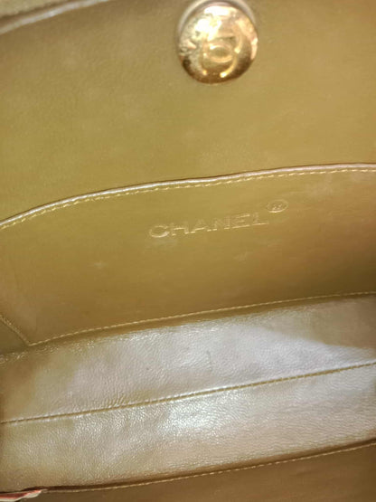 Chanel Vintage Suede Moon Bag Series 1