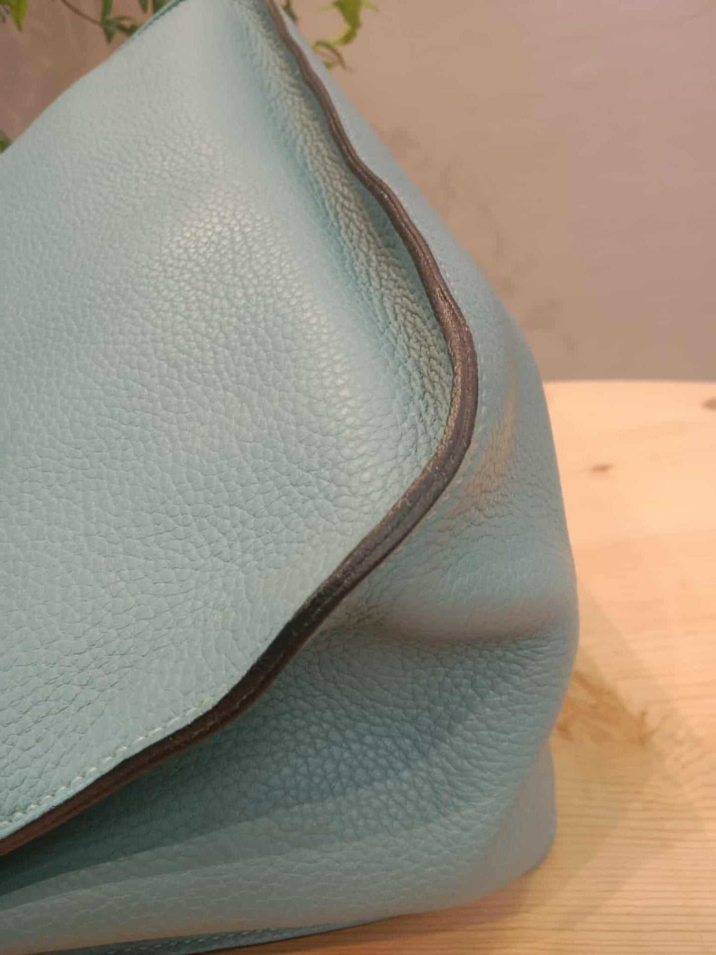 Hermes Jypserie 34 Blue Clemence Stamp M Square 2009