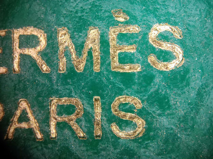 Hermes Constance 18 Green Epsom Stamp C 2018