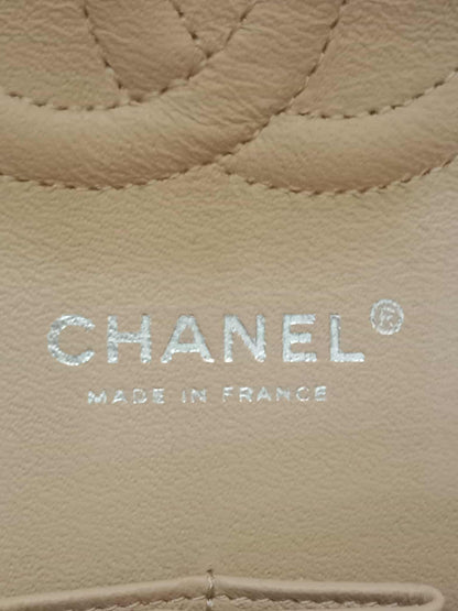 Chanel Classic Double Flap Medium Beige Caviar Series 14