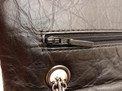 Chanel Reissue Mademoiselle Double Flap Black Calfskin Series 14