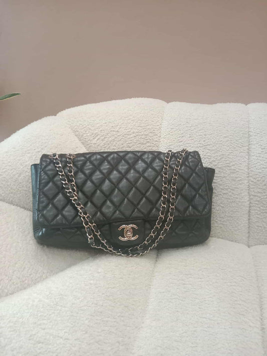 Chanel Maxi Rectangular Single Lambskin Flap Series 13