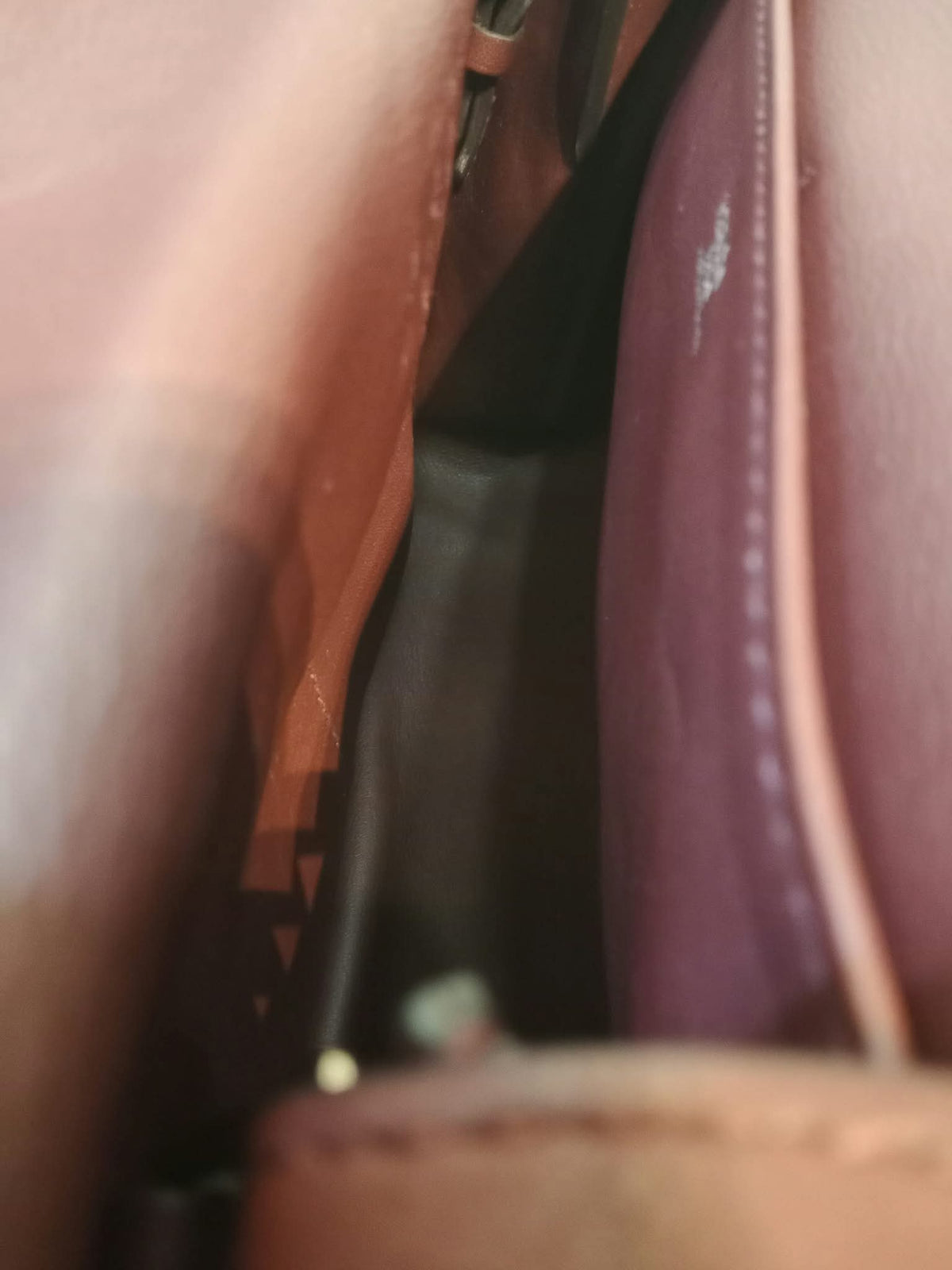 Hermes Halzan 22 Burgundy Clemence Stamp A 2017