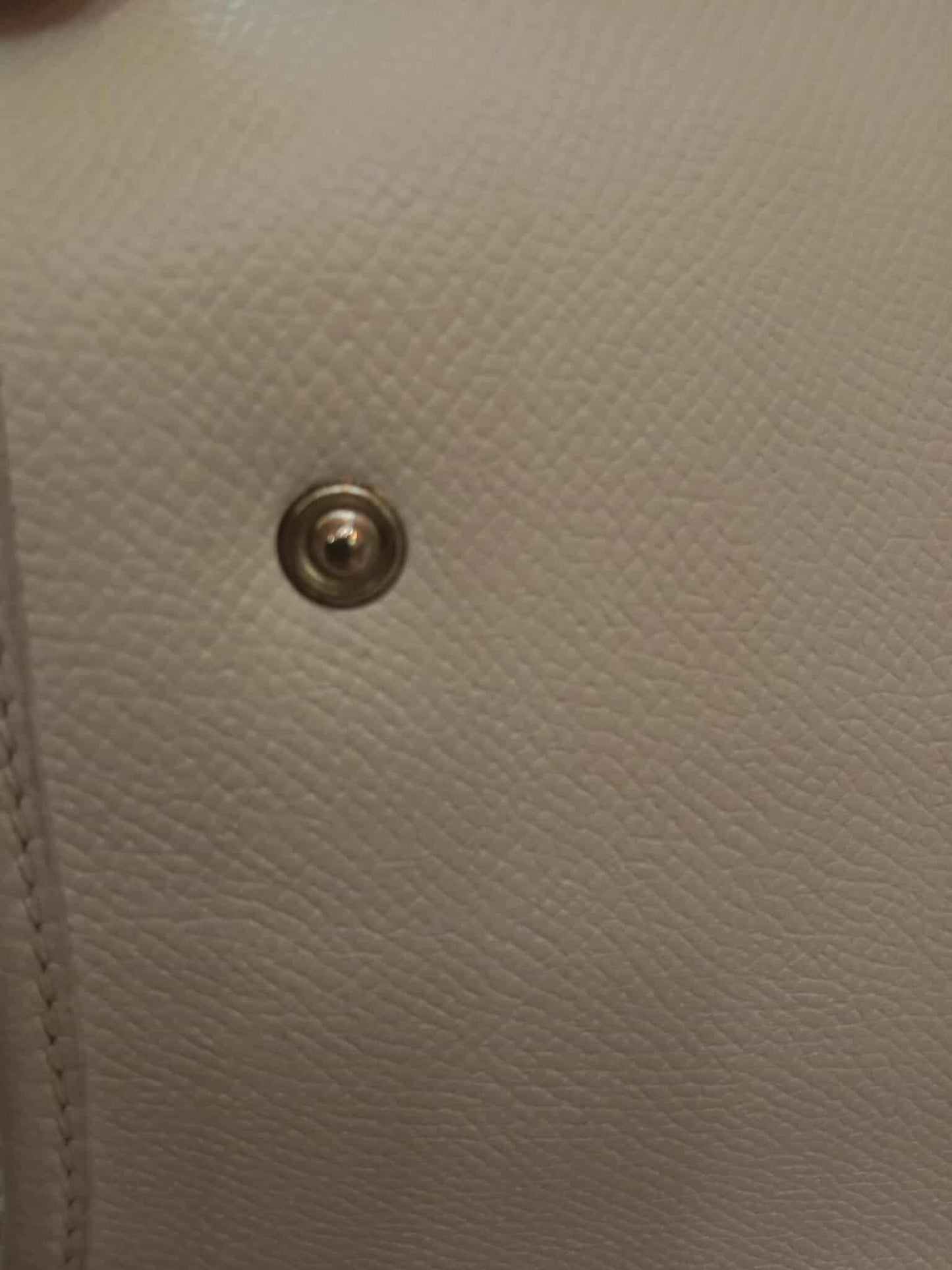 Hermes Evelyne TPM White Clemence Stamp O Square 2011