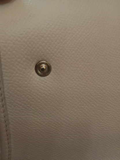 Hermes Evelyne TPM White Clemence Stamp O Square 2011