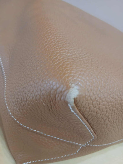 Hermes Double Sens 36 Gold/Poppy Orange Clemence Stamp R Square 2014