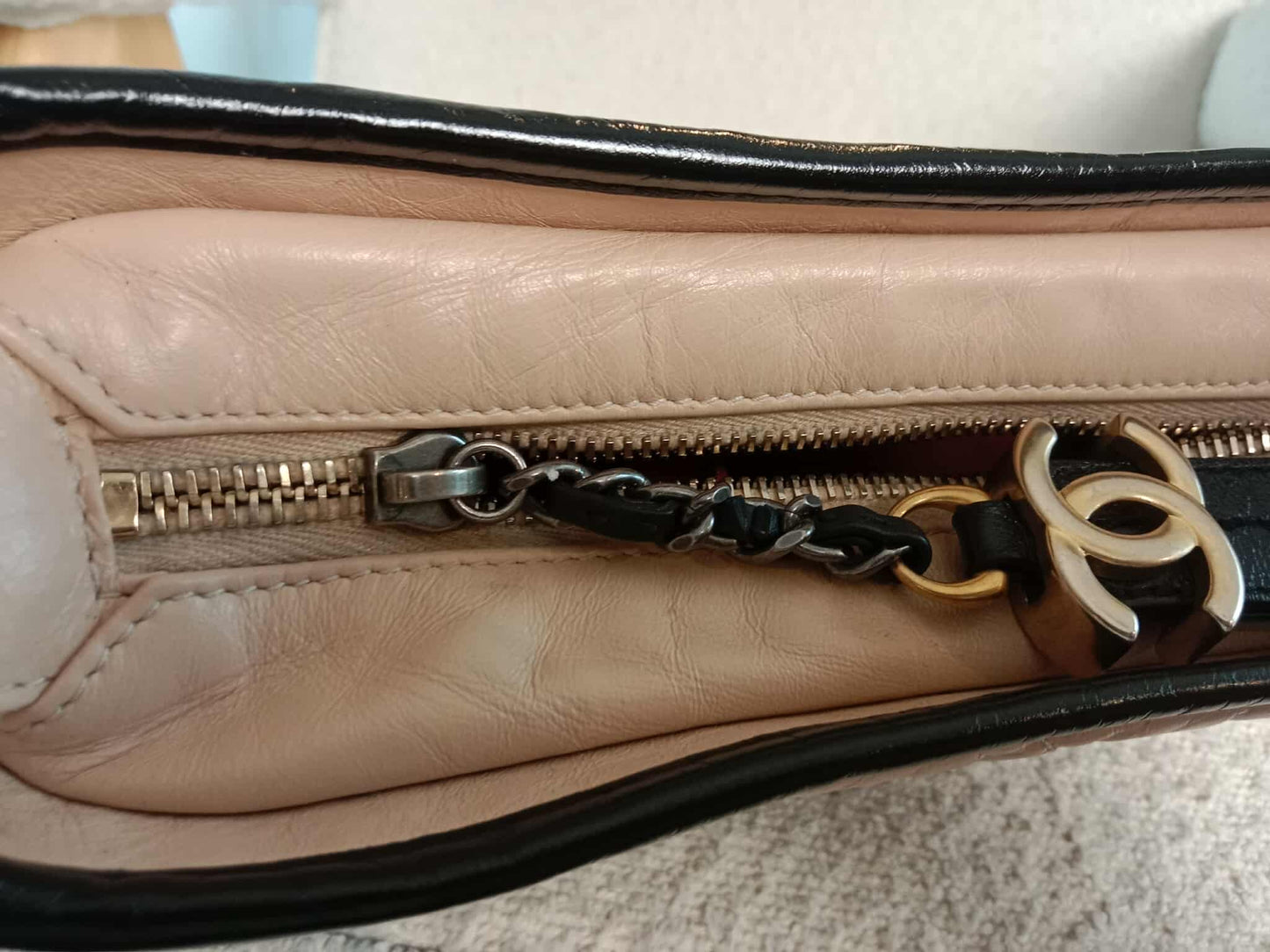 Chanel Gabrielle Bicolor Peach/Black Series 27