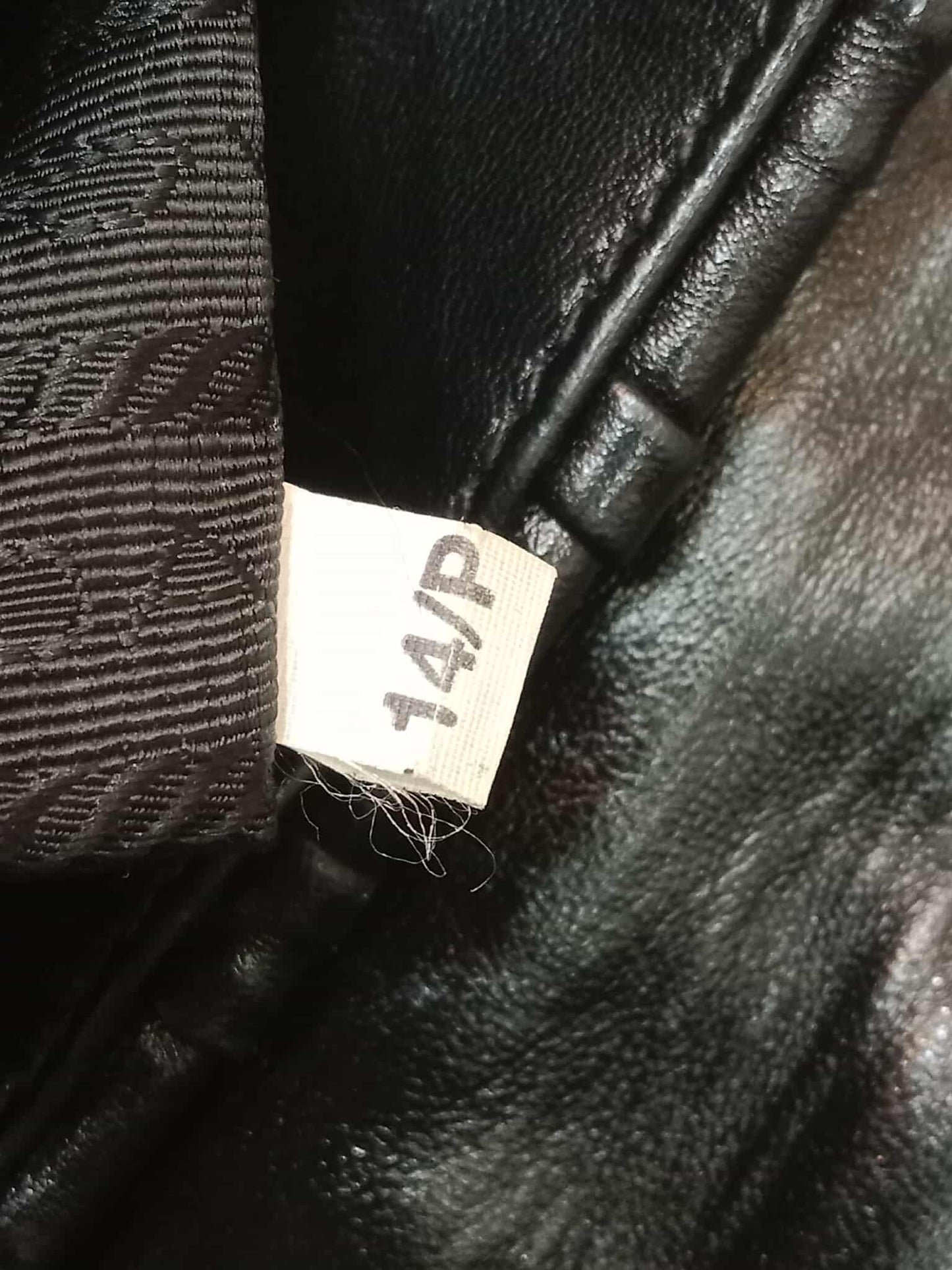 Prada Women's Leather Gaufre Black