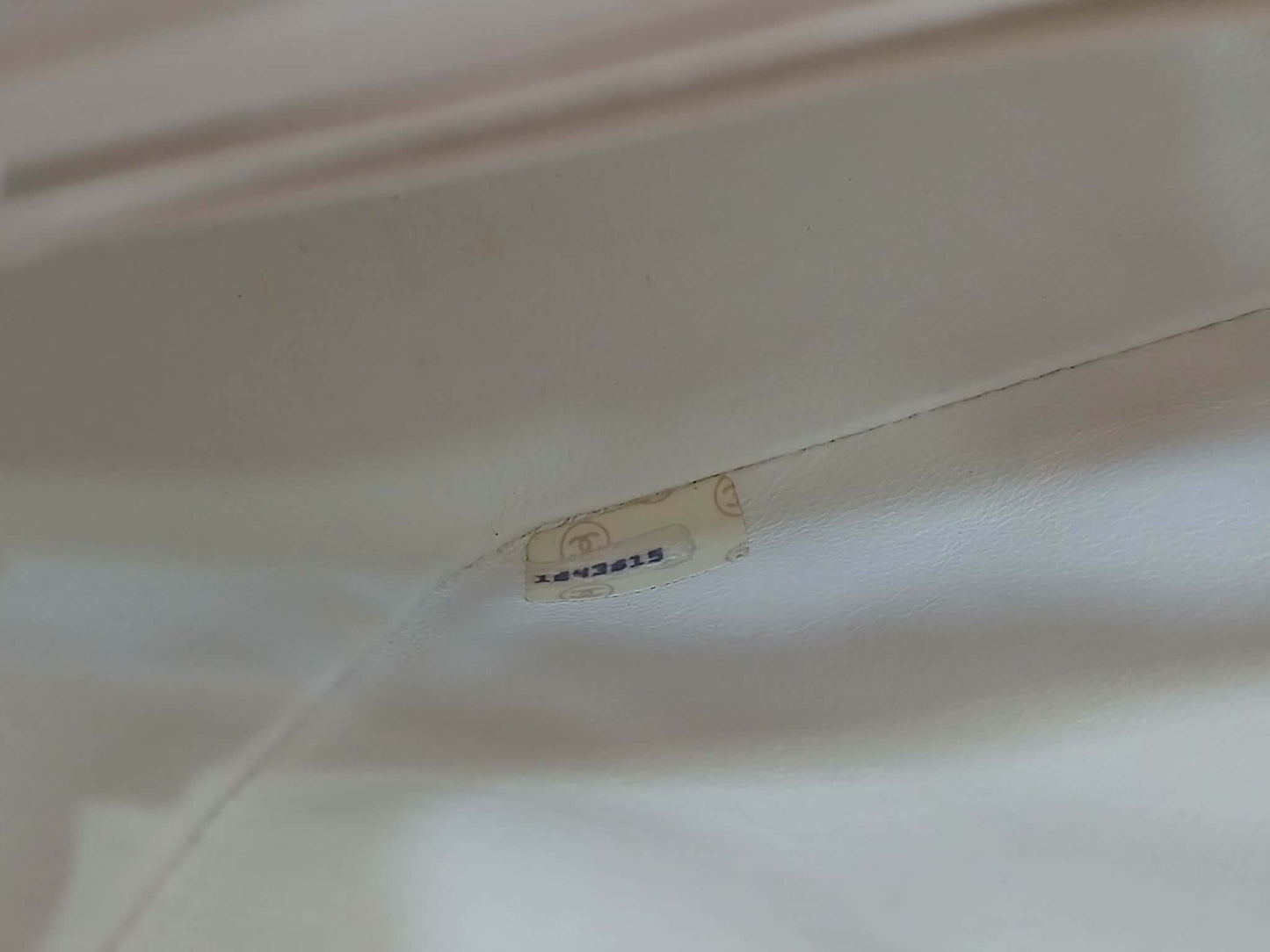 Chanel Matelasse Lambskin Vintage Flap White Series 1