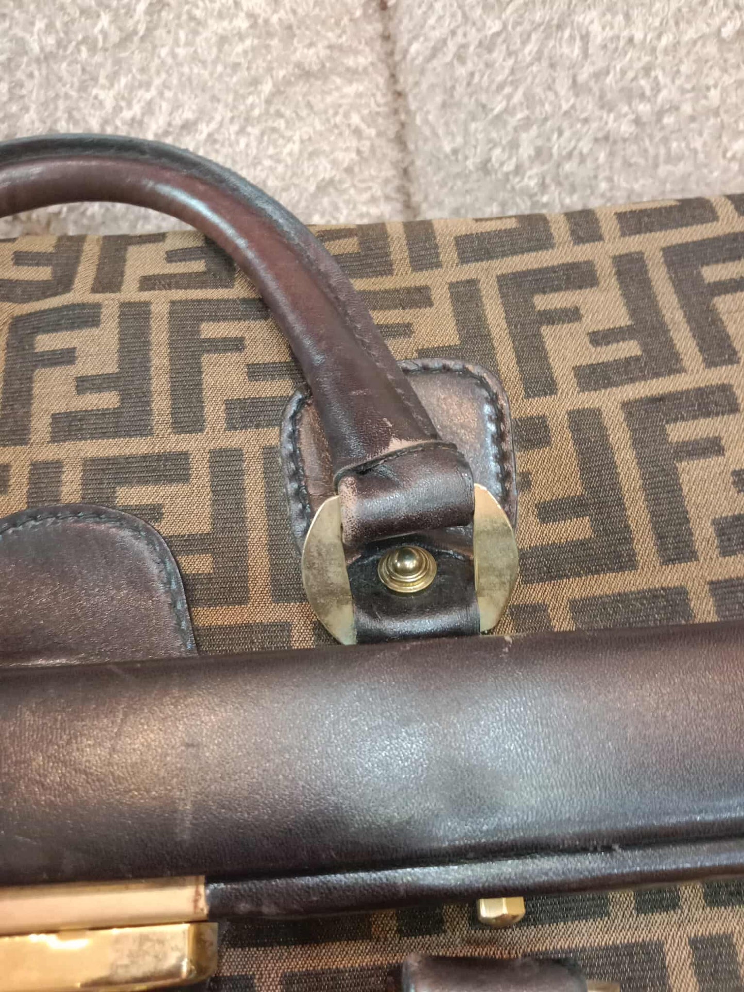 Fendi Boston Bag Brown