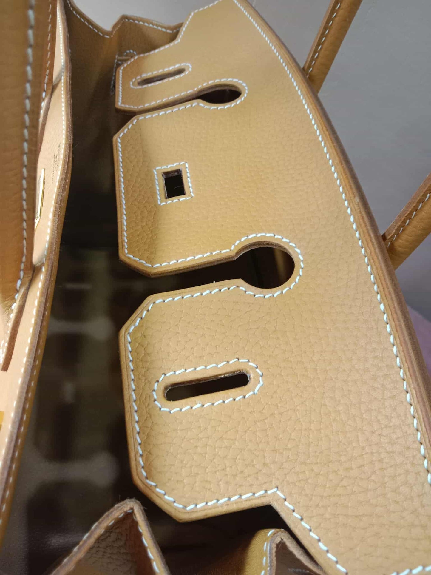 Hermes Birkin 30 Sellier Vache Naturelle Sable Grainee Stamp K 2025