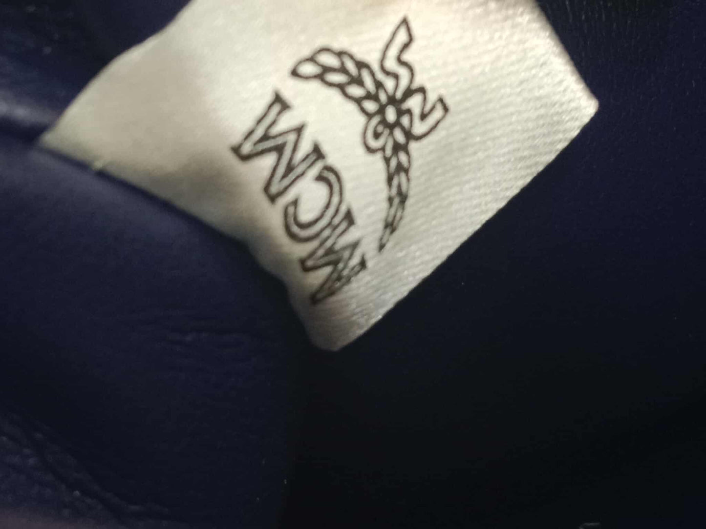 MCM Stark Side Studs Backpack Black and White