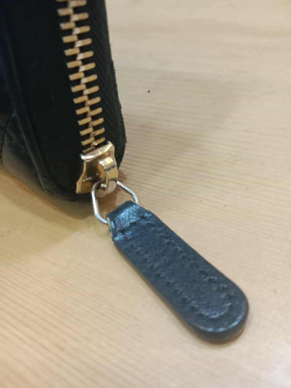 Chanel Quilted Leather Zip-Around Lambskin Wallet Series 22