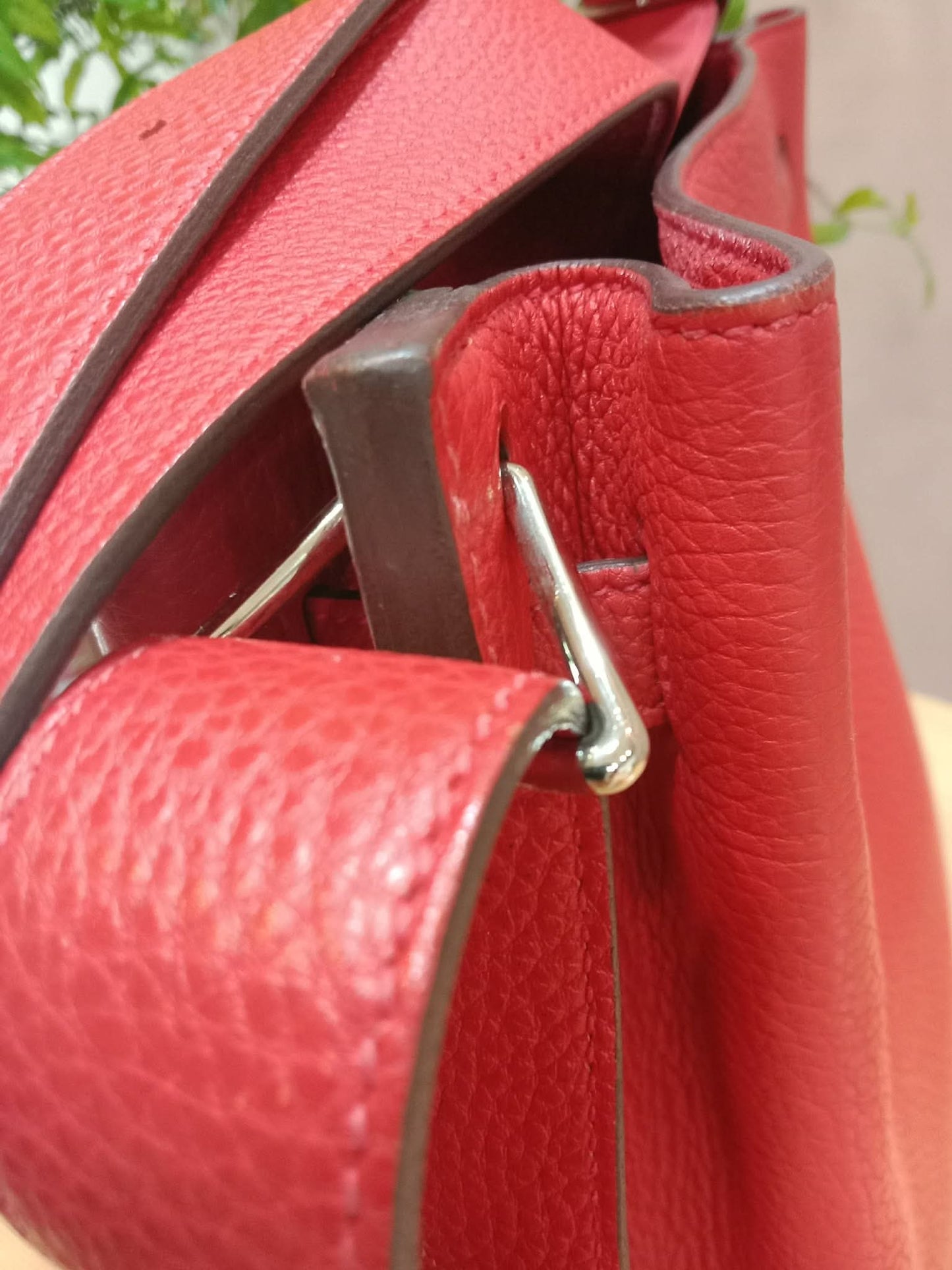 Hermes So Kelly 22 Togo Red Stamp R Square 2014