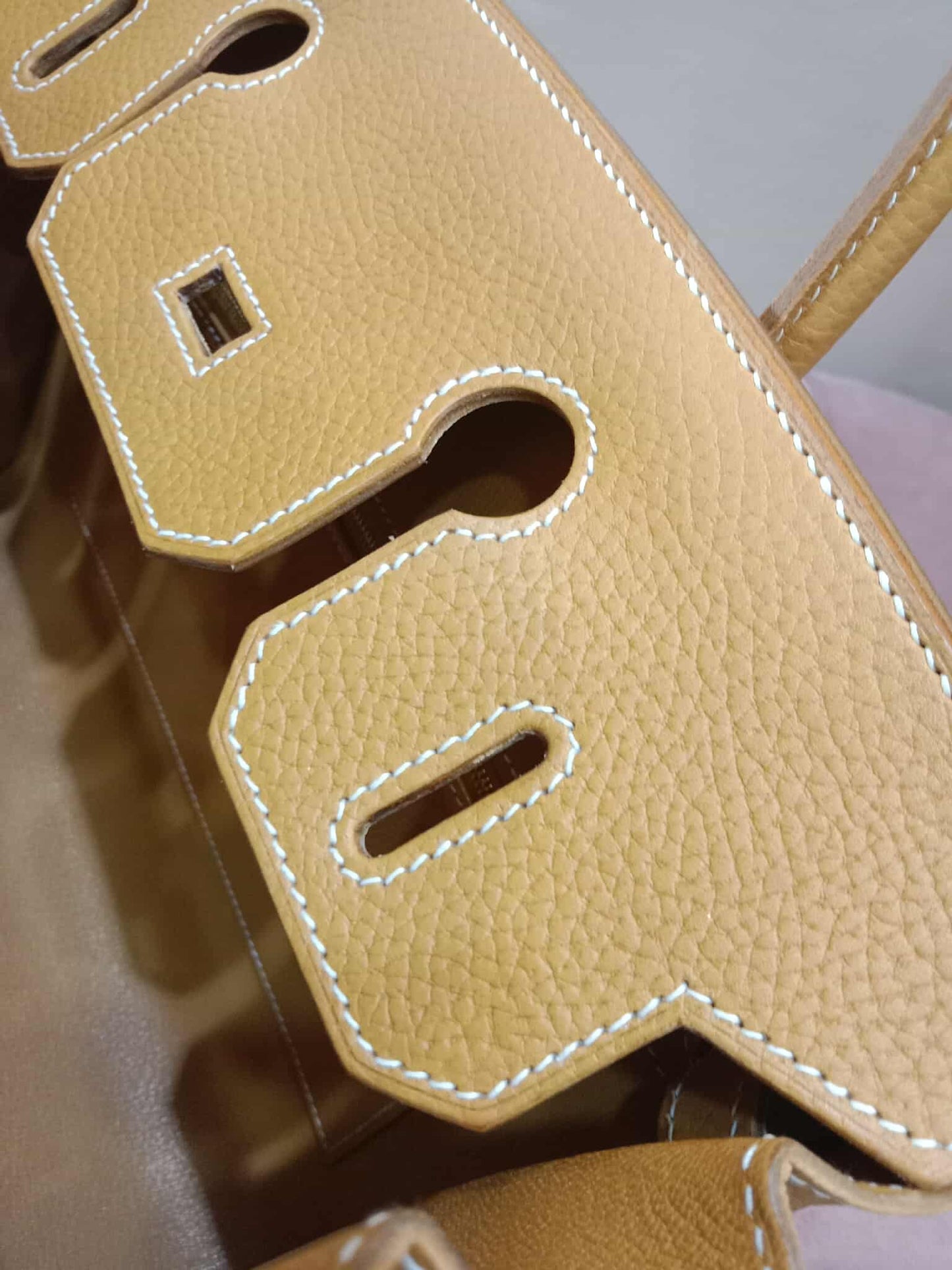 Hermes Birkin 30 Sellier Vache Naturelle Sable Grainee Stamp K 2025