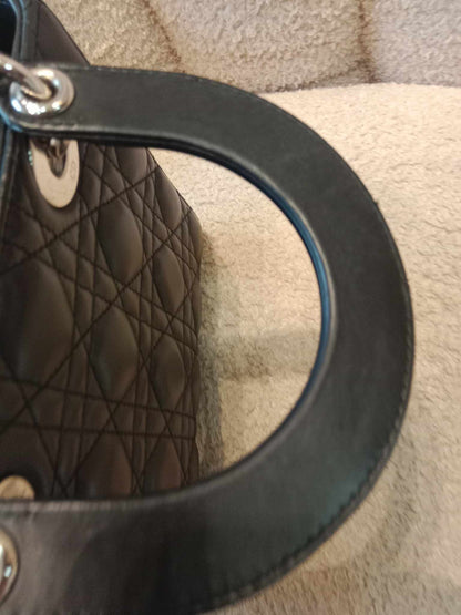 Dior Lady Dior ABC Small Lambskin Black