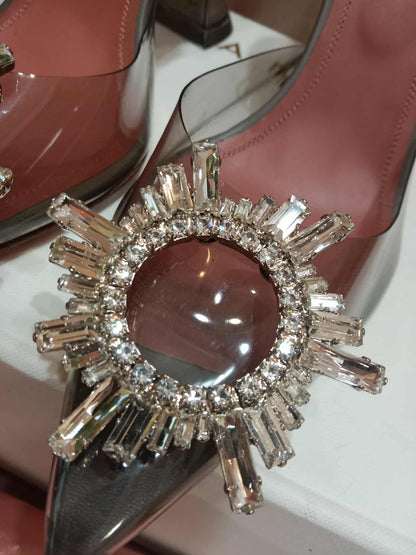 Amina Muaddi Begum Transparent Pumps Size 37 1/2