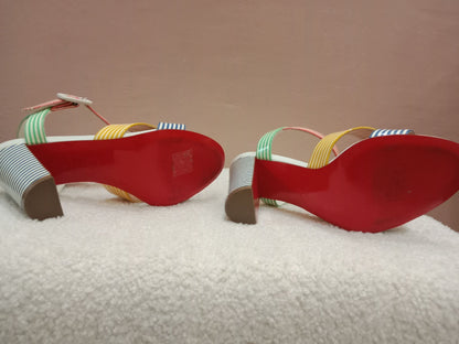 Christian Louboutin "Palavas" Sandals Patent Size 36