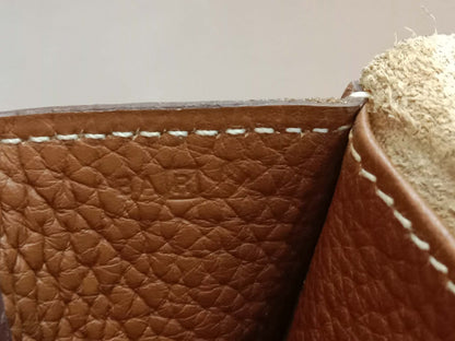 Hermes Halzan 31 Clemence Gold Stamp R 2014