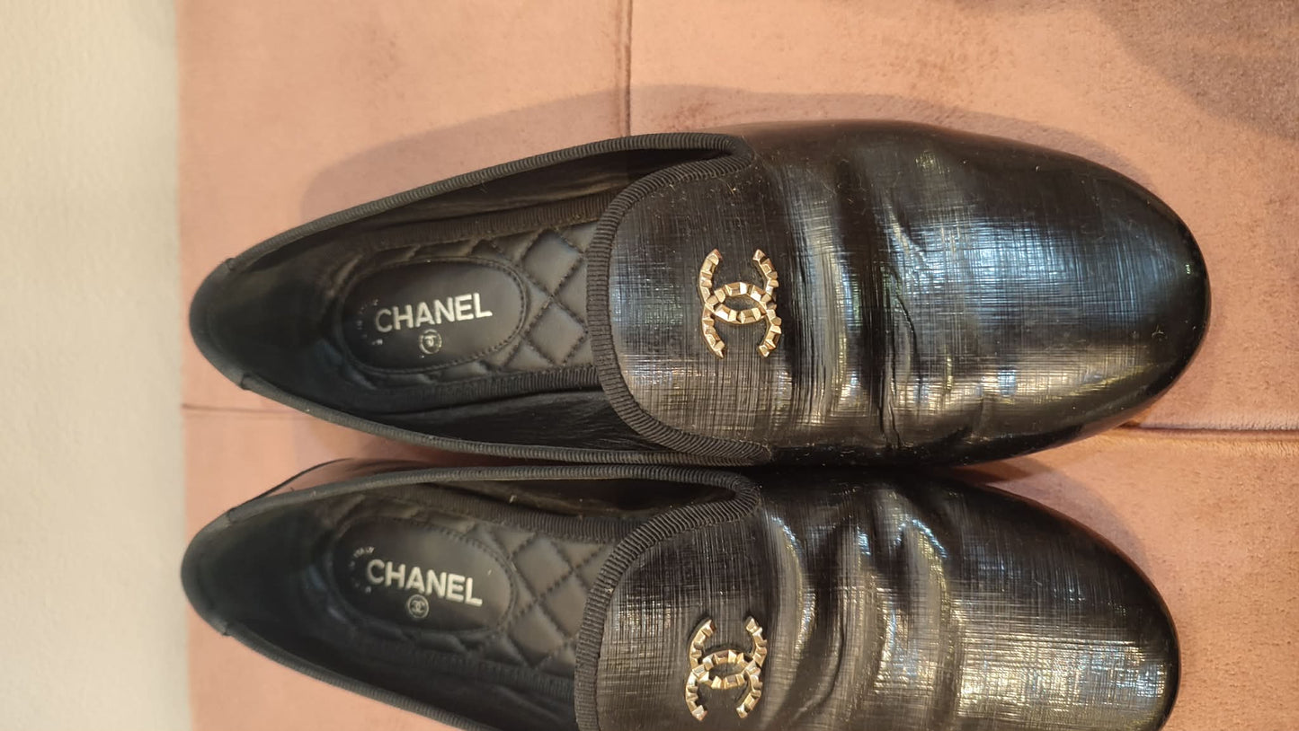 Chanel Mules Black Size 38C