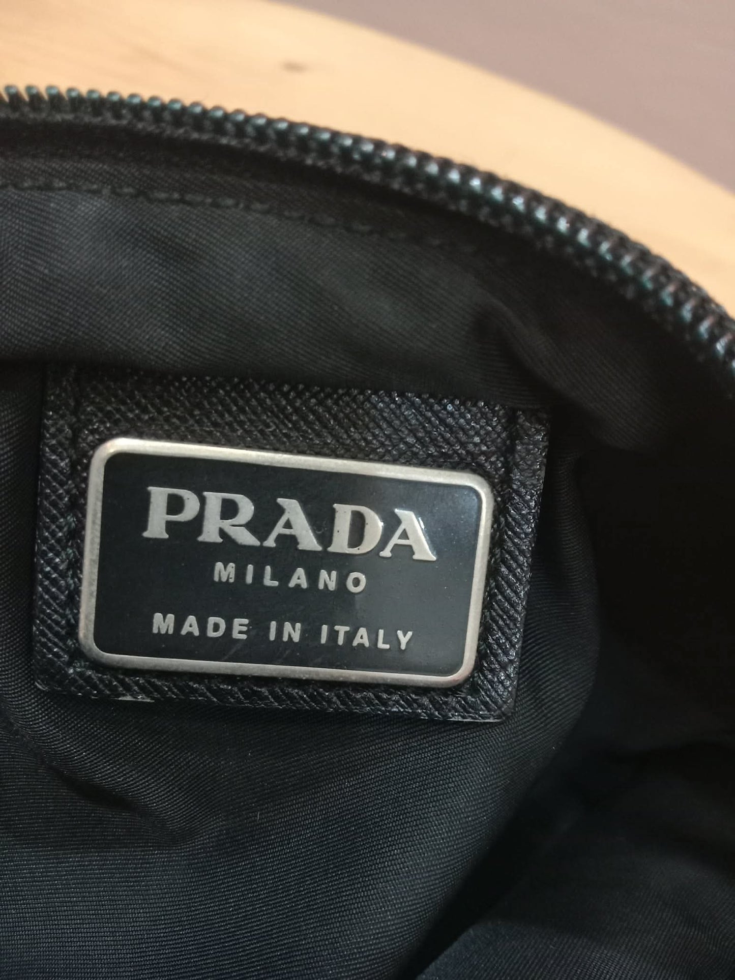 Prada Nylon Slingbag Black