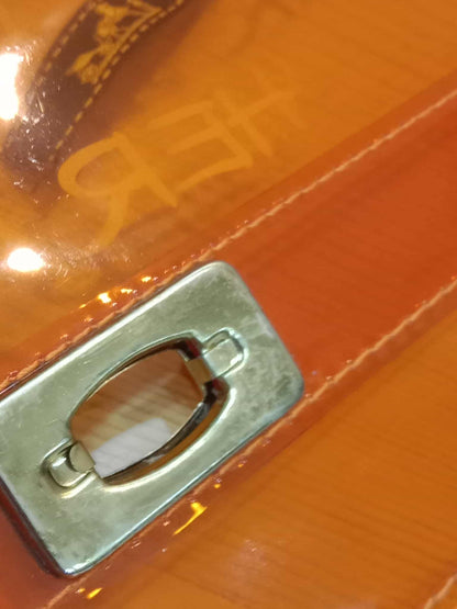 Hermes Souvenir de I'Exposition 1998 Kelly Bag Orange