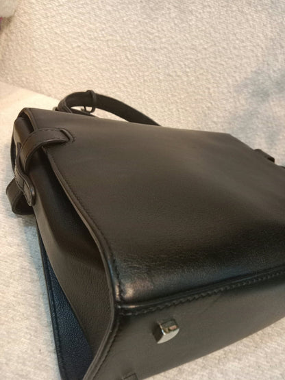 Delvaux Tempete Handbag Black MM