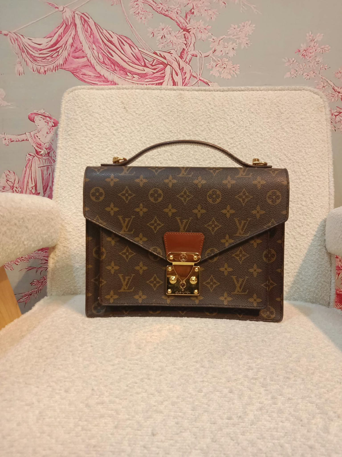 Louis Vuitton Monceau Shoulder Bag