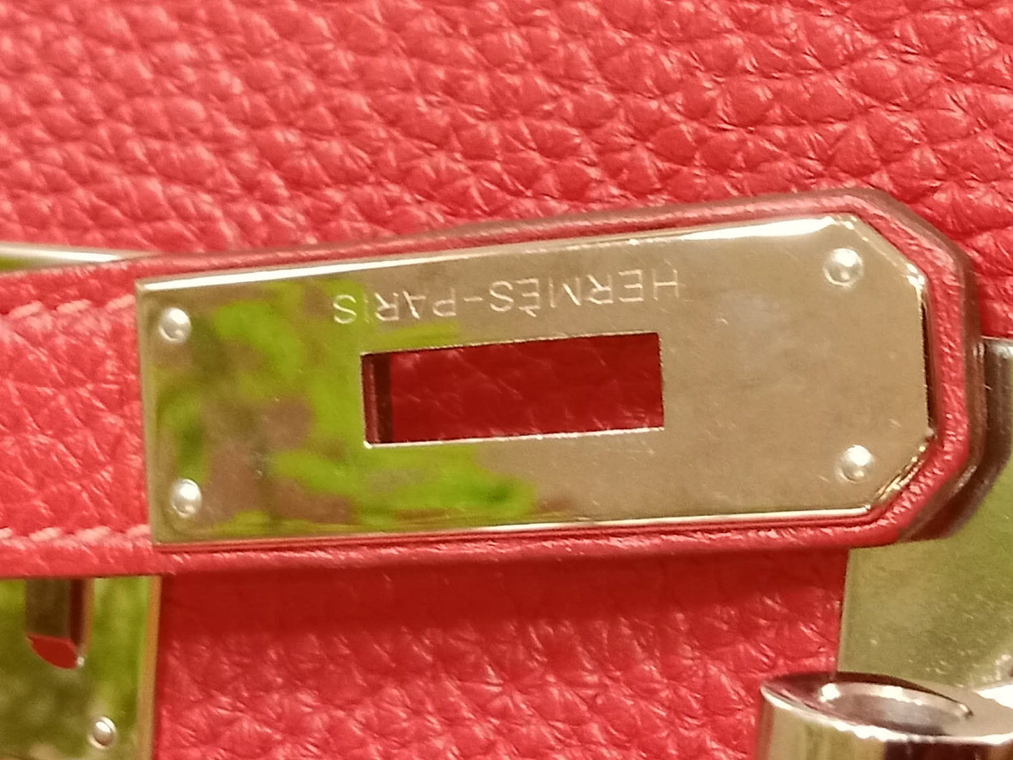 Hermes Jypserie 28 Rouge Casaque Clemence Stamp B 2023